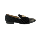 Rennie’s Men Dress Shoe -  Black and Gold