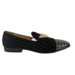 Rennie’s Men Dress Shoe -  Black and Gold